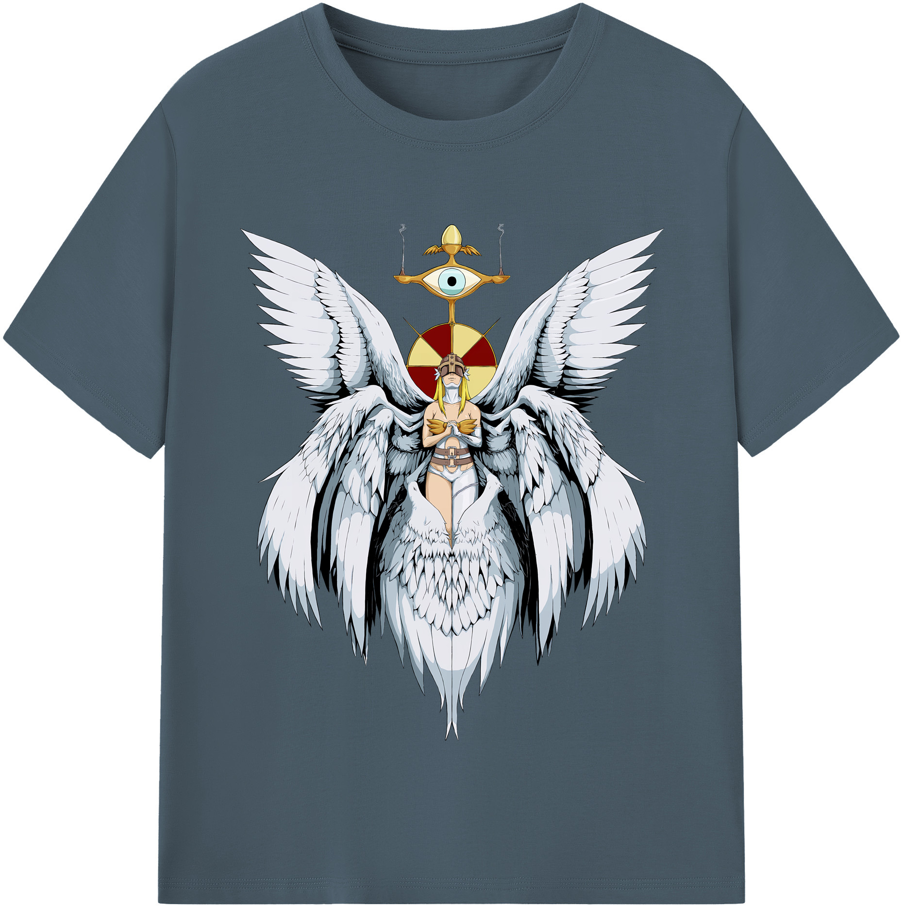 （画像用） Digimon デジタルモンスター/デジモン 綿100％半袖Tシャツ（フロントプリント）